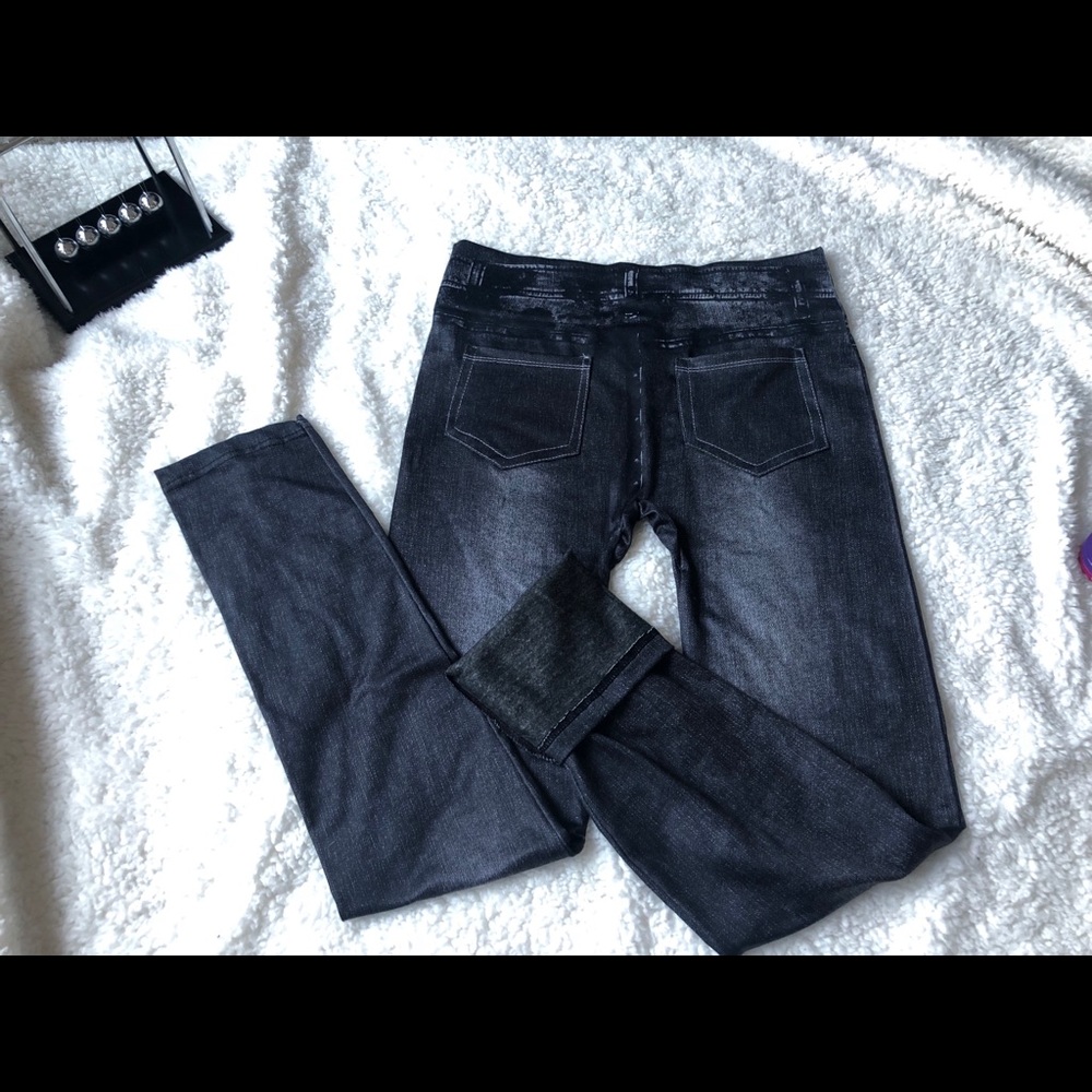 Black jean print Jegging!